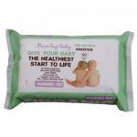 Beaming Baby Bio-degradable Organic Baby Wipes Fragrance Free - 72 Wipes