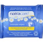 Natracare Organic Cotton Intimate Wipes - 12 Wipes