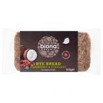 Biona Cranberry & Coconut Rye Bread 500g