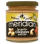 Meridian Cashew Butter - Smooth 100% Nuts 170g